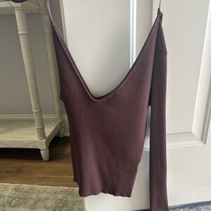 Zara top - asymmetric XS